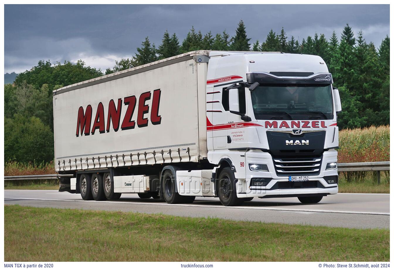 MAN TGX à partir de 2020 Photo août 2024