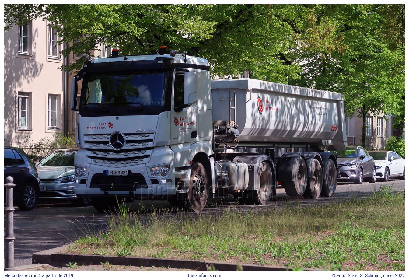 Mercedes Actros 4 a partir de 2019 Foto mayo 2022