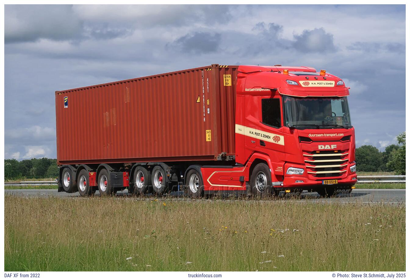 DAF XF from 2022 Photo July 2025