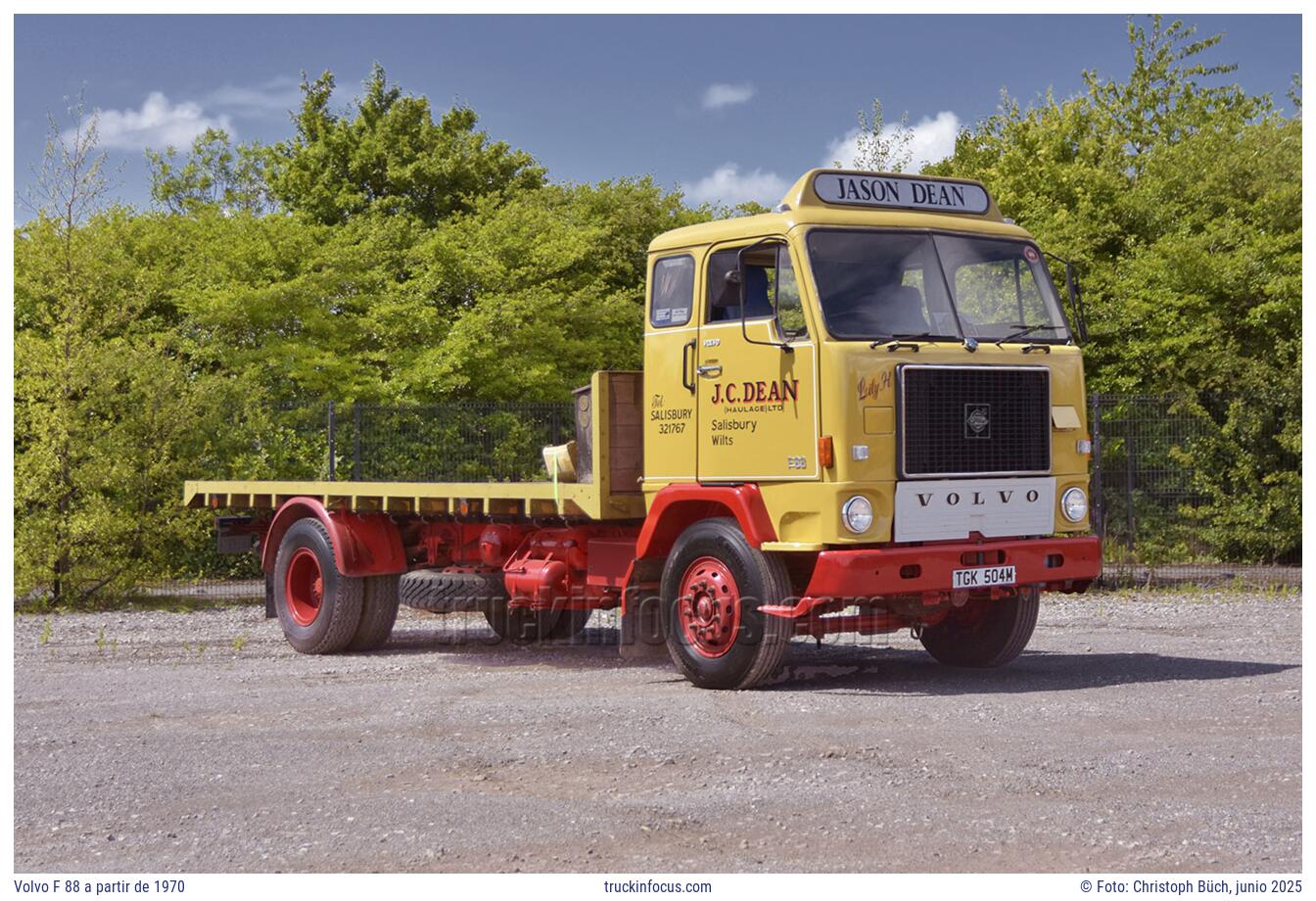 Volvo F 88 a partir de 1970 Foto junio 2025