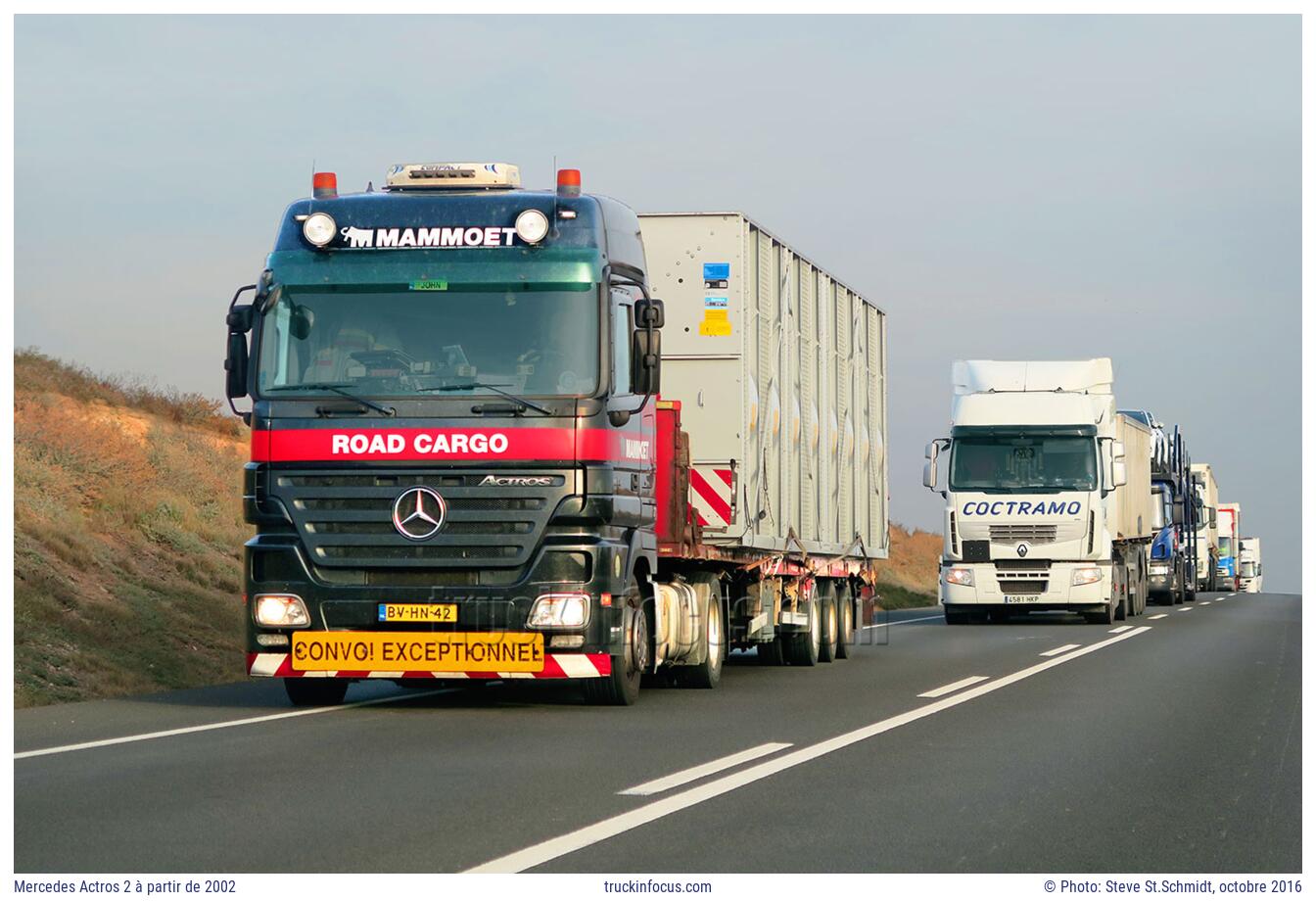 Mercedes Actros 2 à partir de 2002 Photo octobre 2016