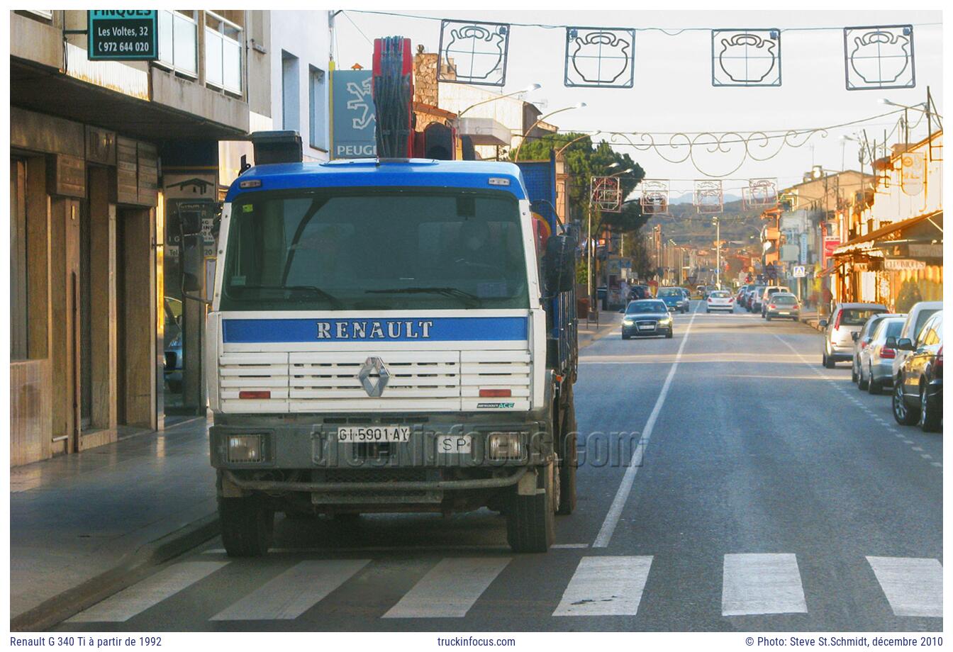 Renault G 340 Ti à partir de 1992 Photo décembre 2010