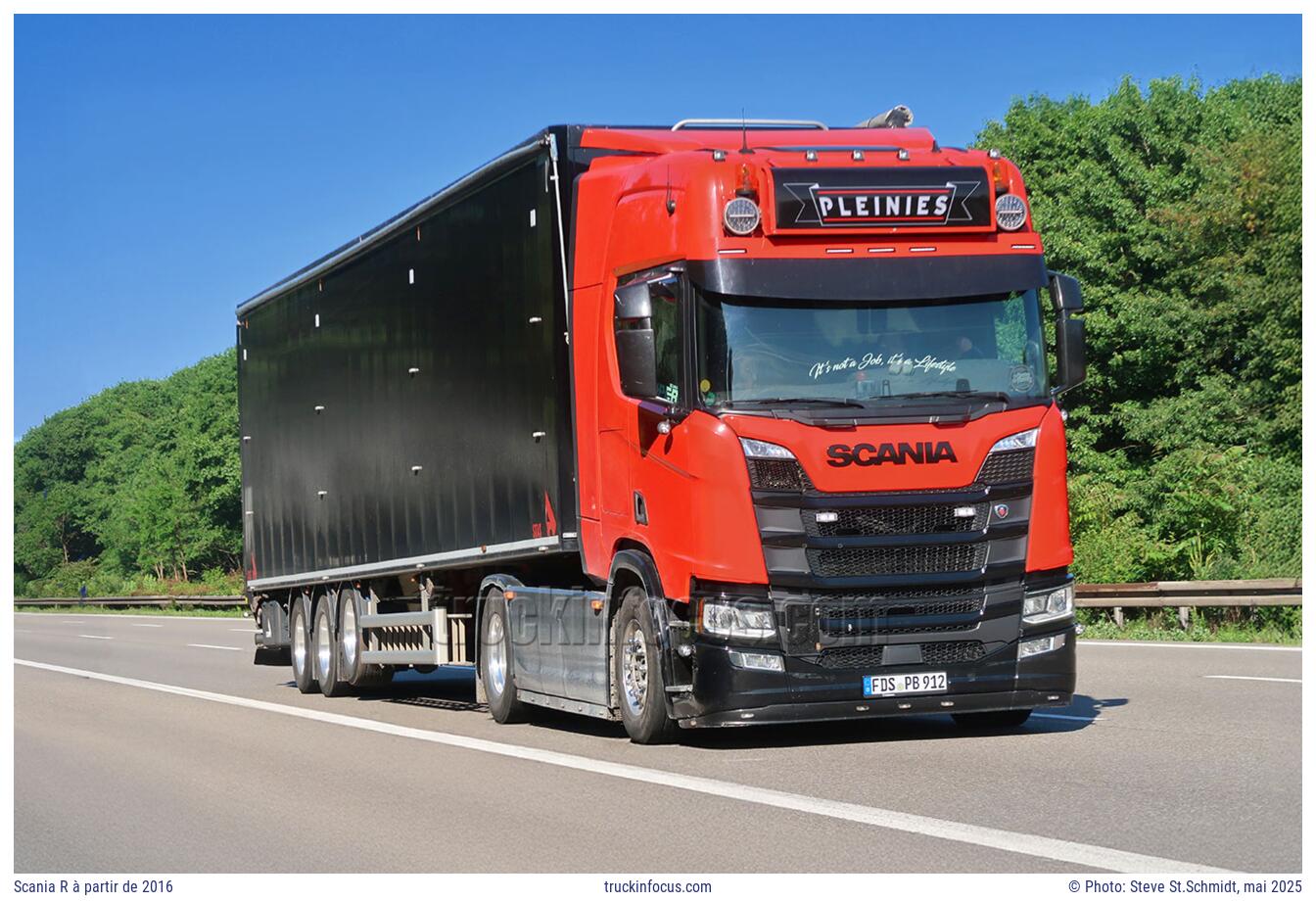 Scania R à partir de 2016 Photo mai 2025