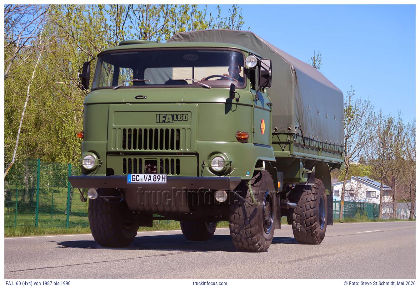 IFA L 60 (4x4) von 1987 bis 1990 Foto Mai 2026