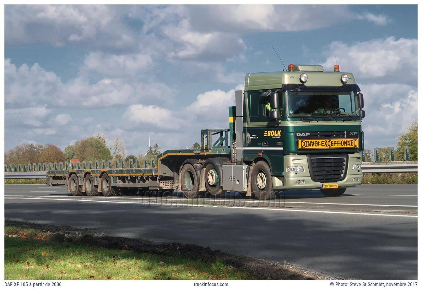 DAF XF 105 à partir de 2006 Photo novembre 2017