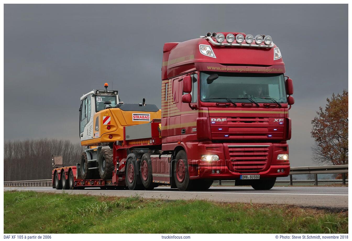 DAF XF 105 à partir de 2006 Photo novembre 2018