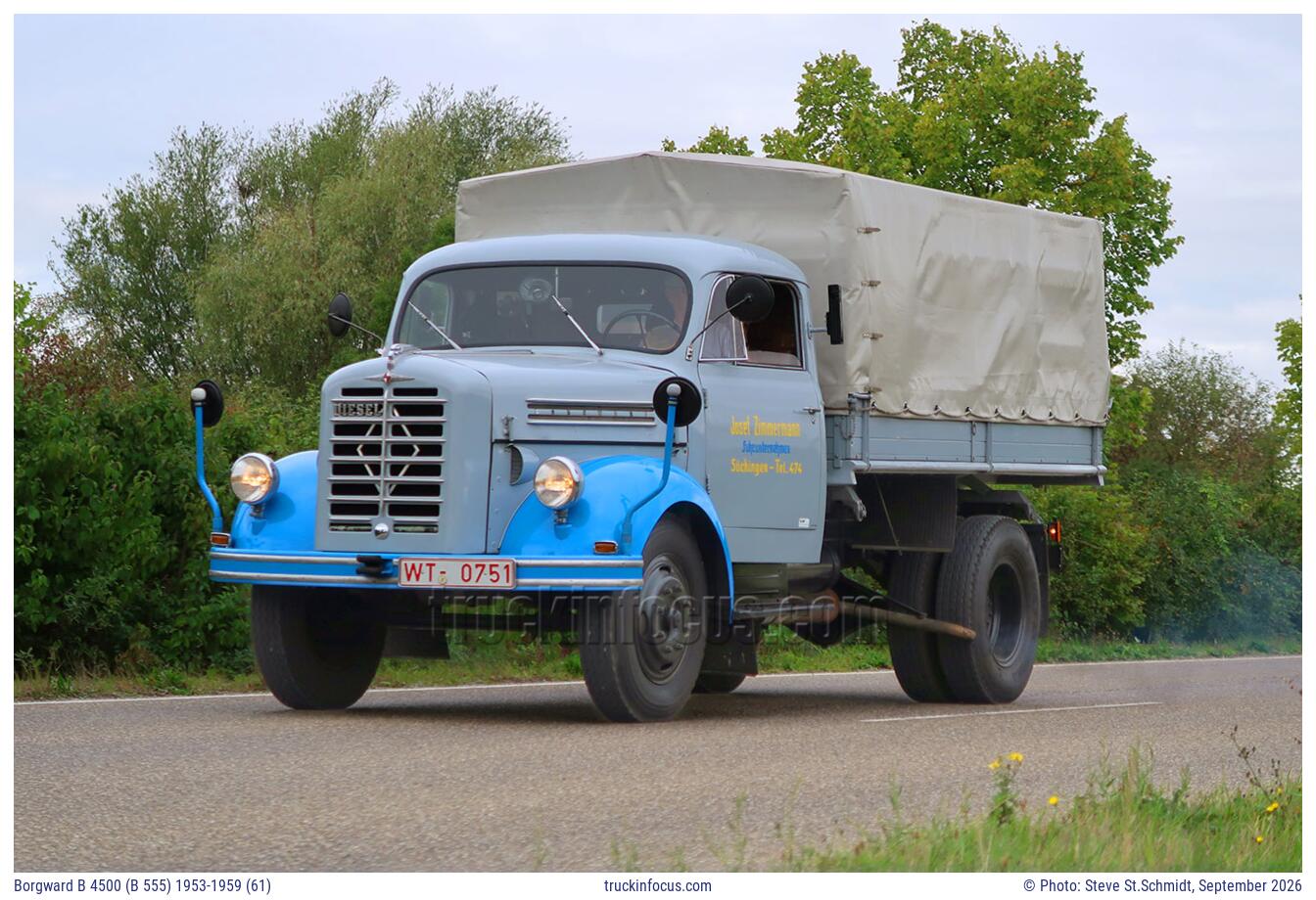 Borgward B 4500 (B 555) 1953-1959 (61) Photo September 2026