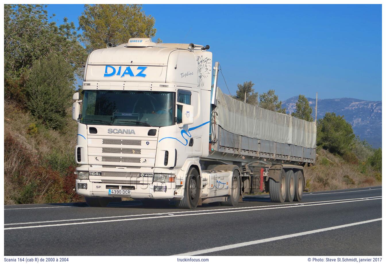 Scania 164 (cab R) de 2000 à 2004 Photo janvier 2017