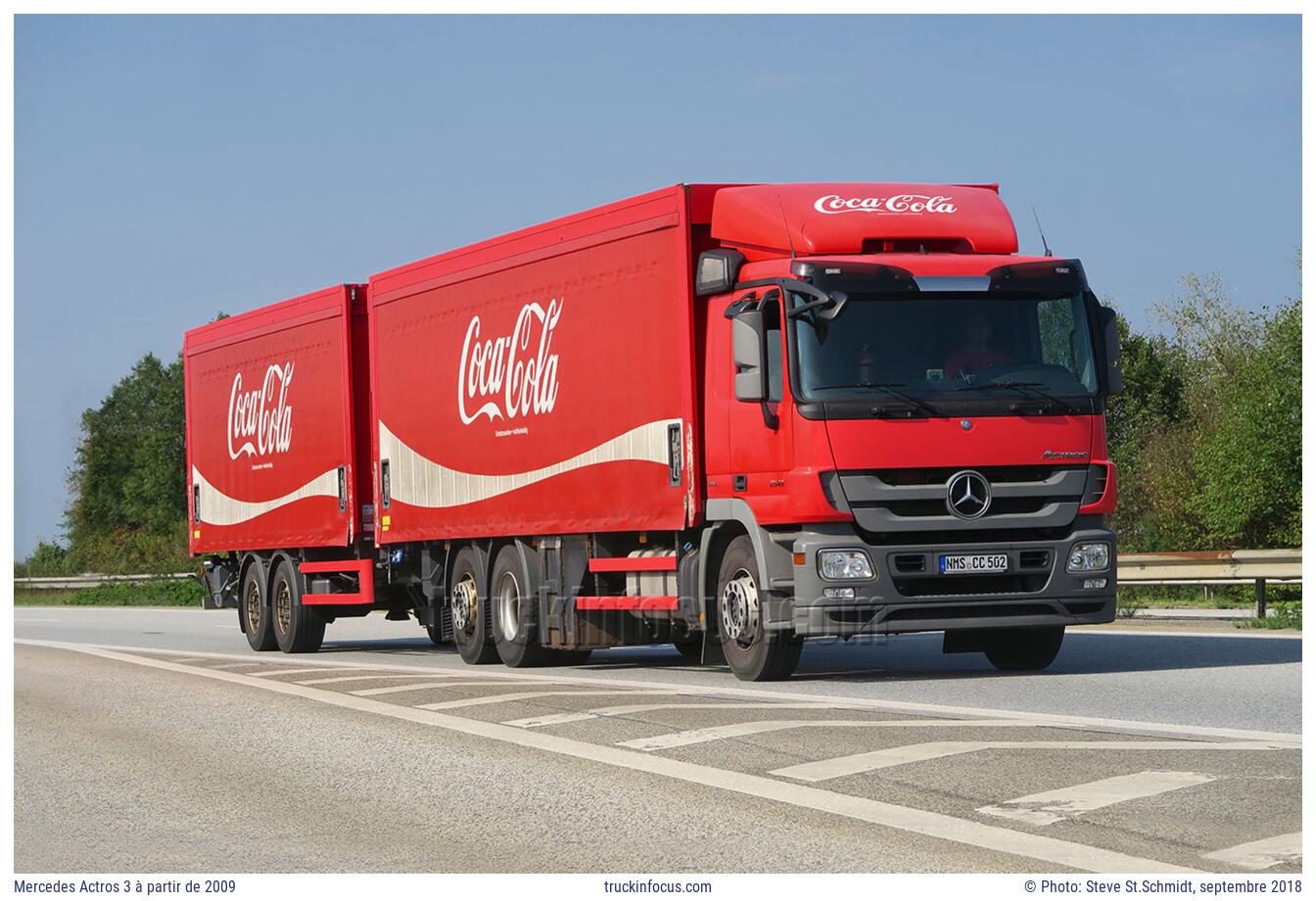 Mercedes Actros 3 à partir de 2009 Photo septembre 2018