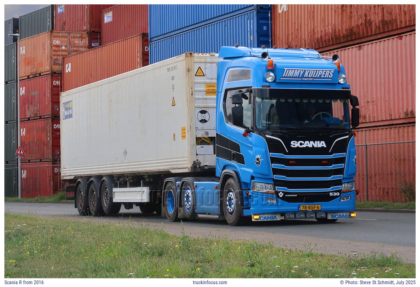 Scania R from 2016 Photo July 2025