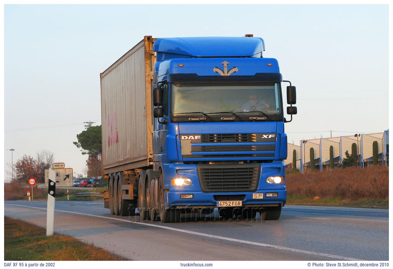 DAF XF 95 à partir de 2002 Photo décembre 2010