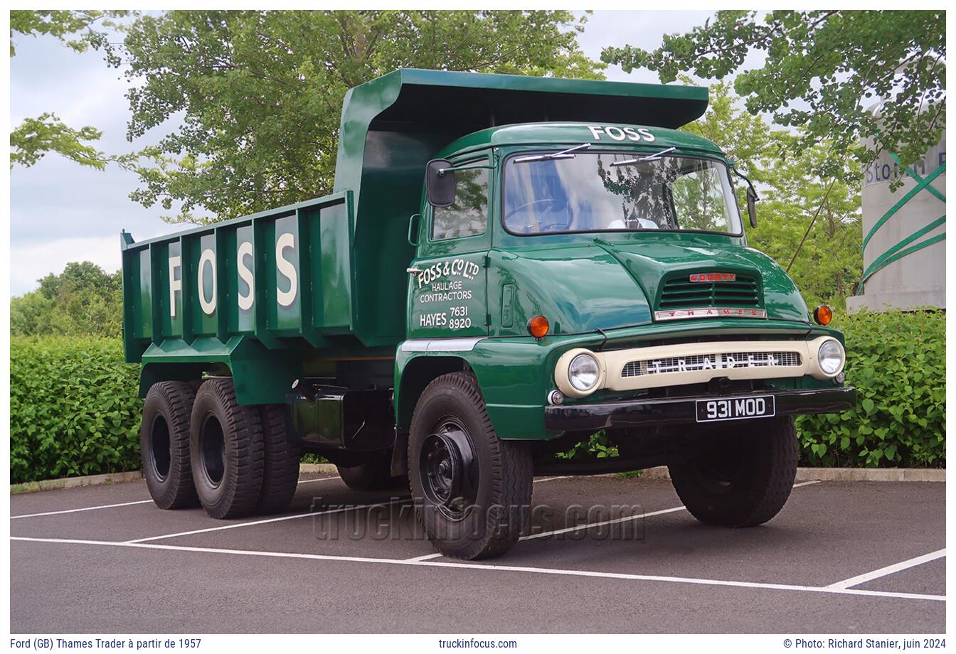 Ford (GB) Thames Trader à partir de 1957 Photo juin 2024