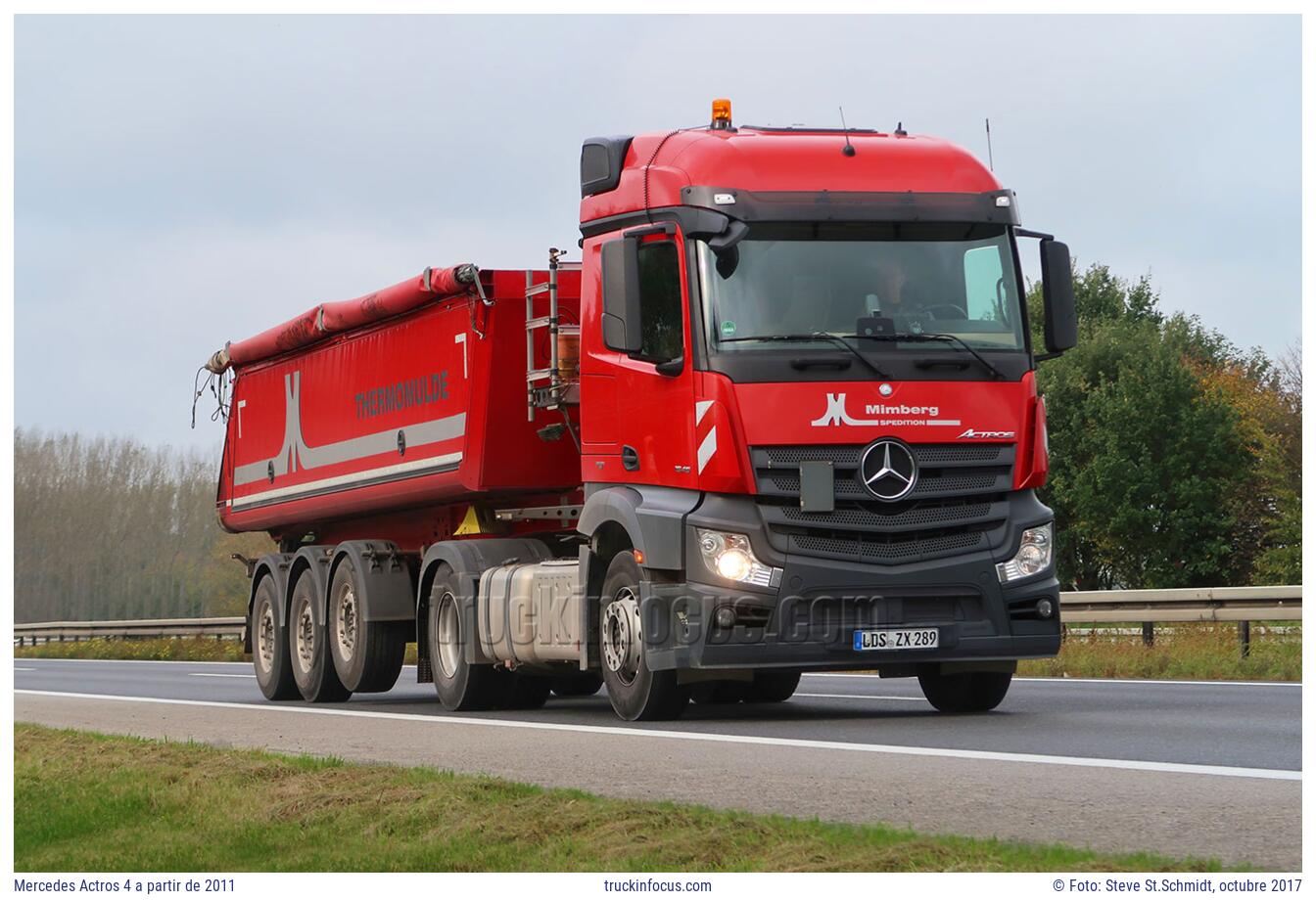 Mercedes Actros 4 a partir de 2011 Foto octubre 2017