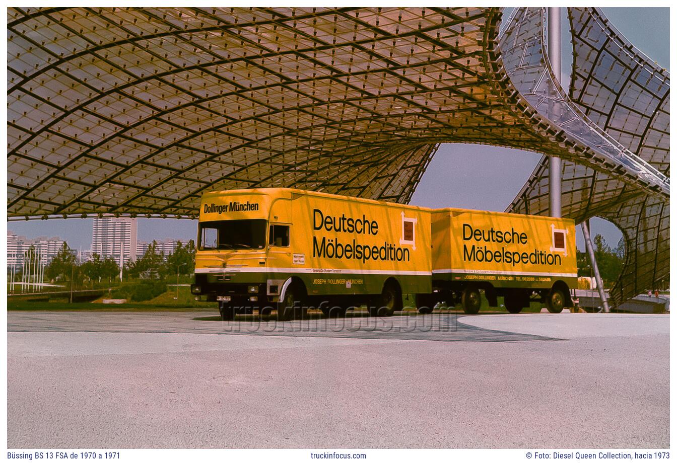 Büssing BS 13 FSA de 1970 a 1971 Foto hacia 1973