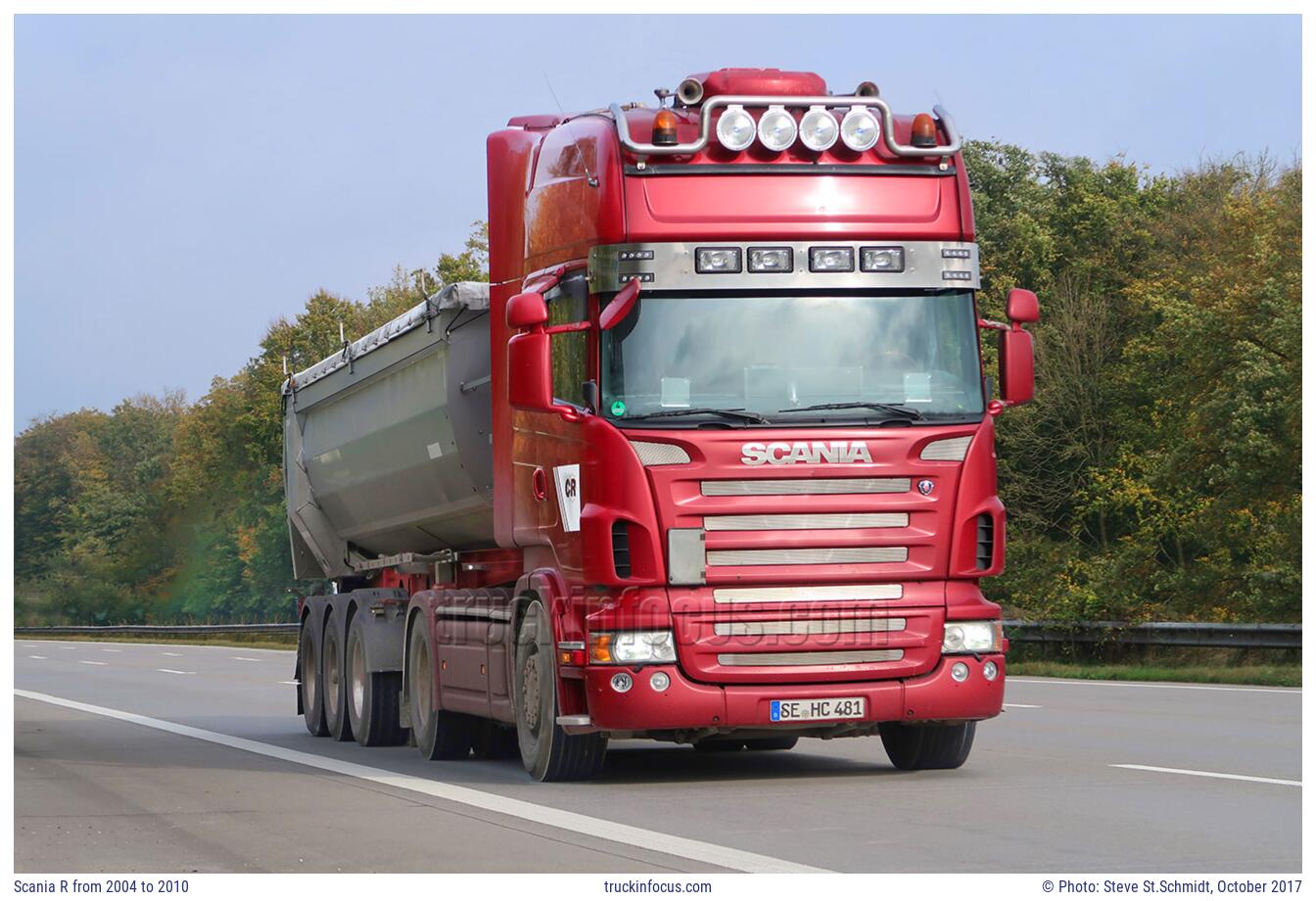 Scania R from 2004 to 2010 Photo October 2017