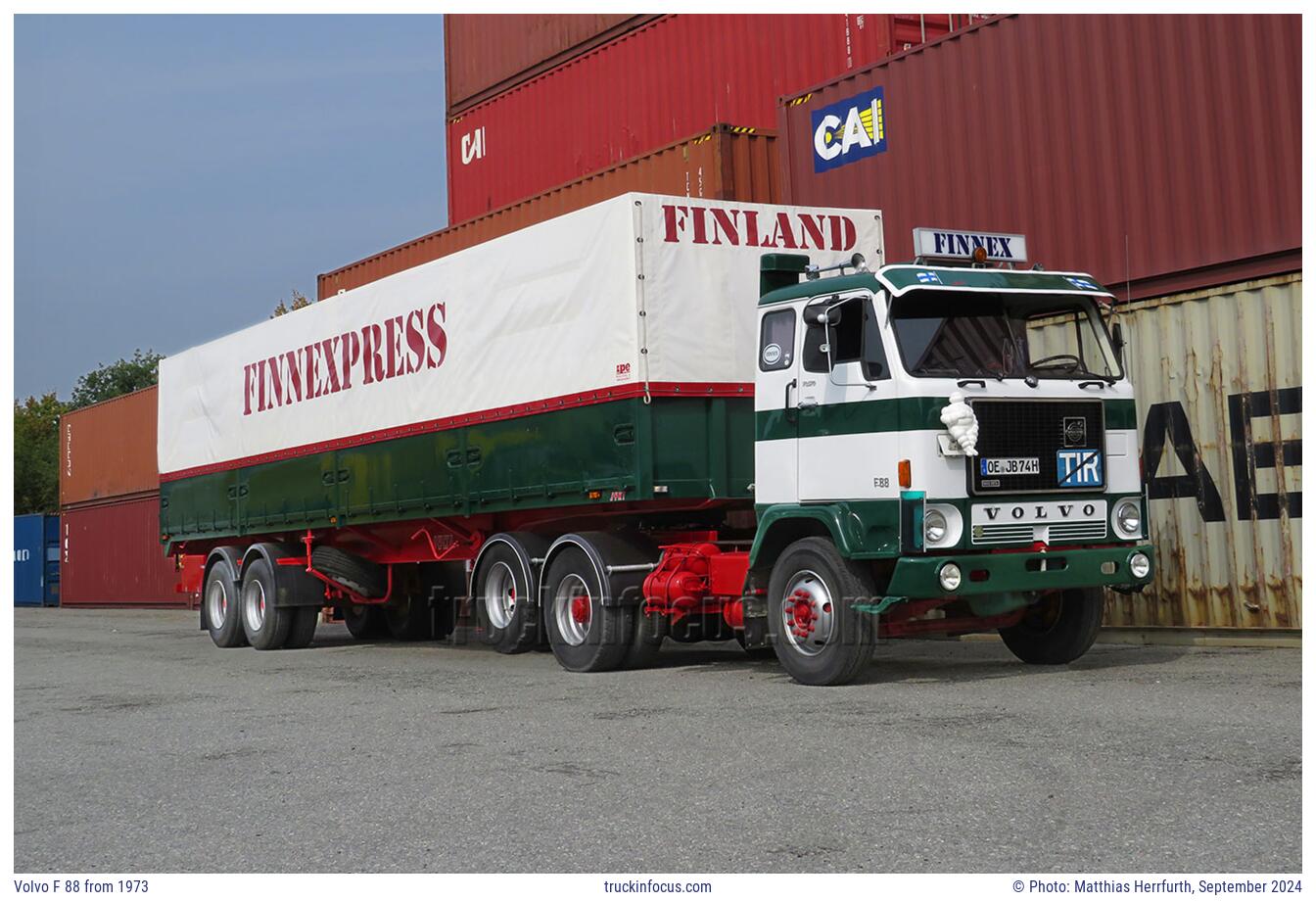 Volvo F 88 from 1973 Photo September 2024