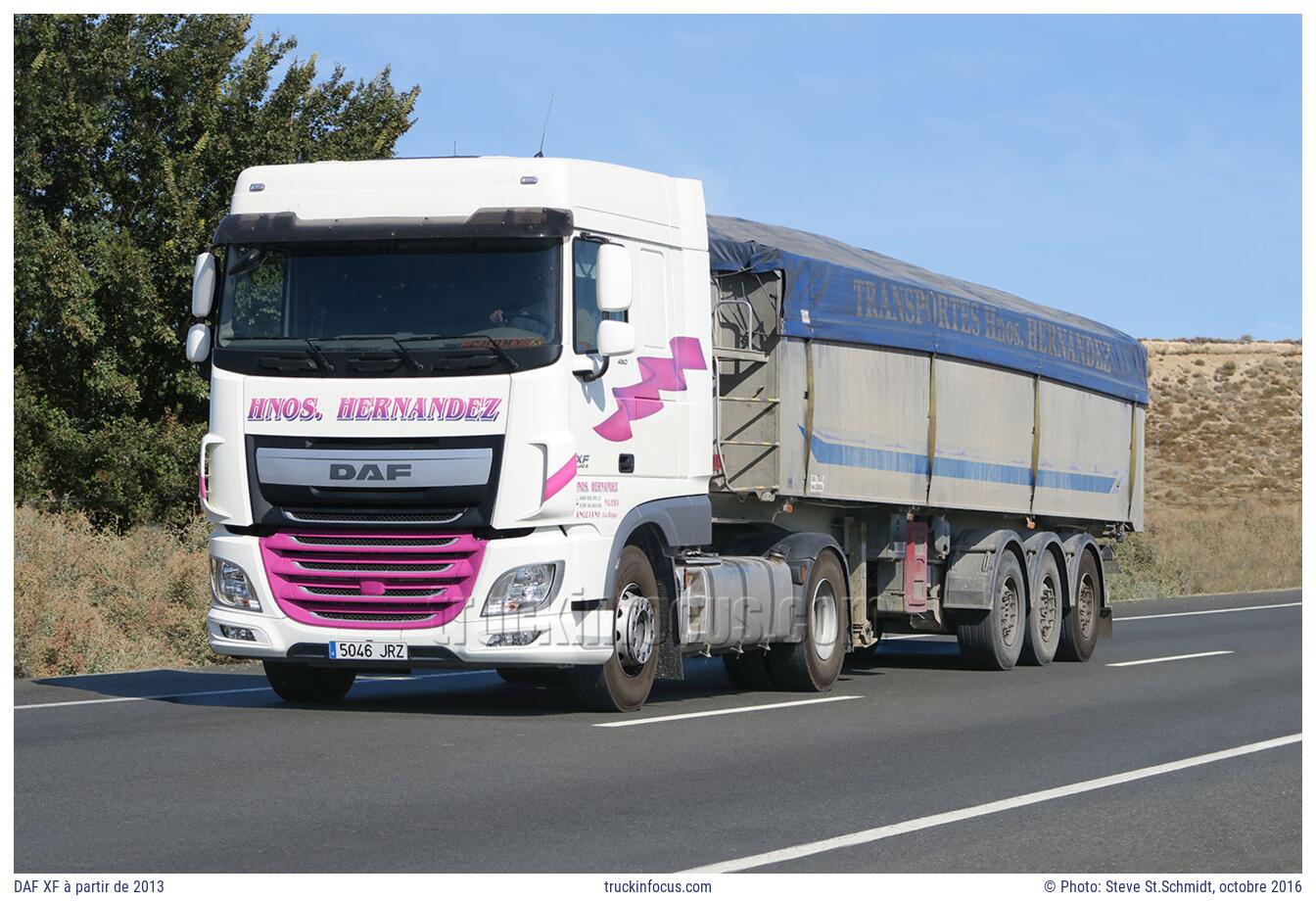 DAF XF à partir de 2013 Photo octobre 2016