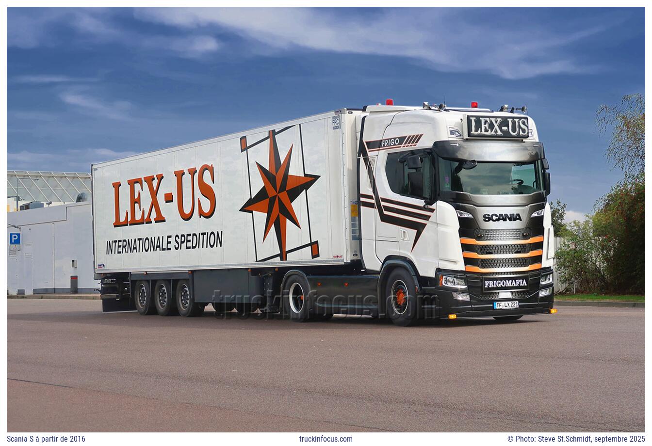 Scania S à partir de 2016 Photo septembre 2025