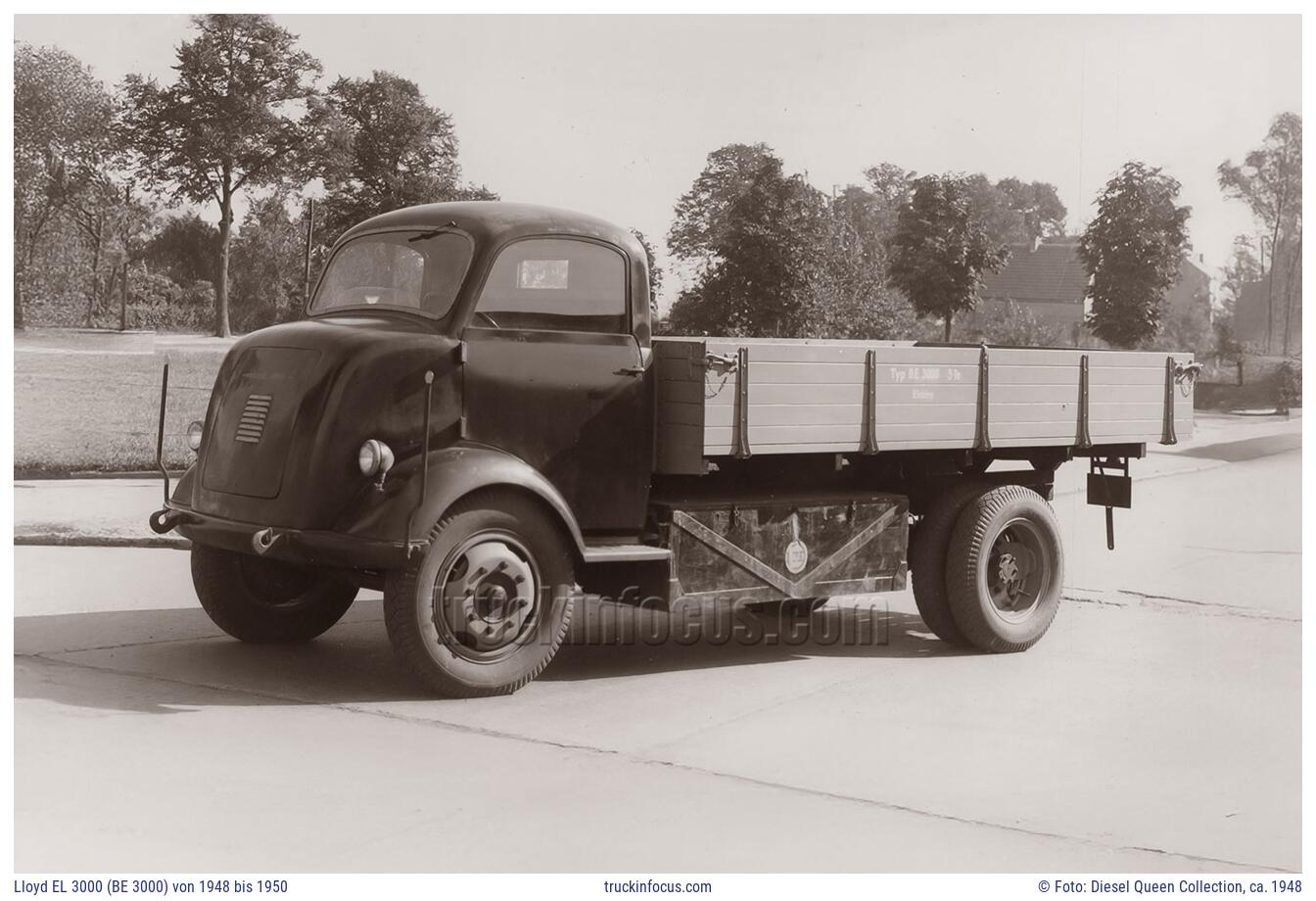 Lloyd EL 3000 (BE 3000) von 1948 bis 1950 Foto ca. 1948