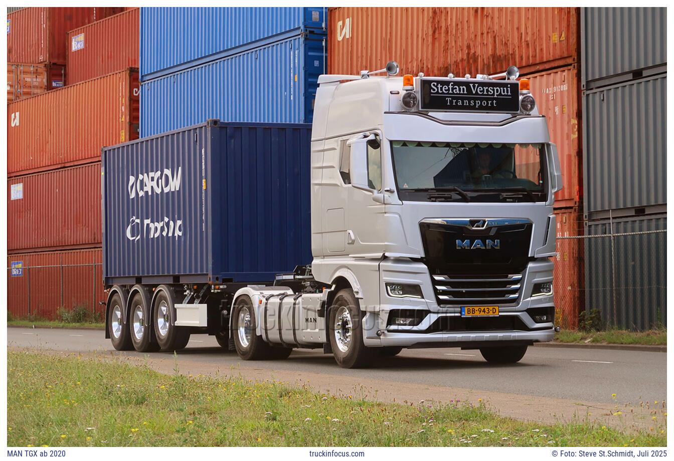MAN TGX ab 2020 Foto Juli 2025