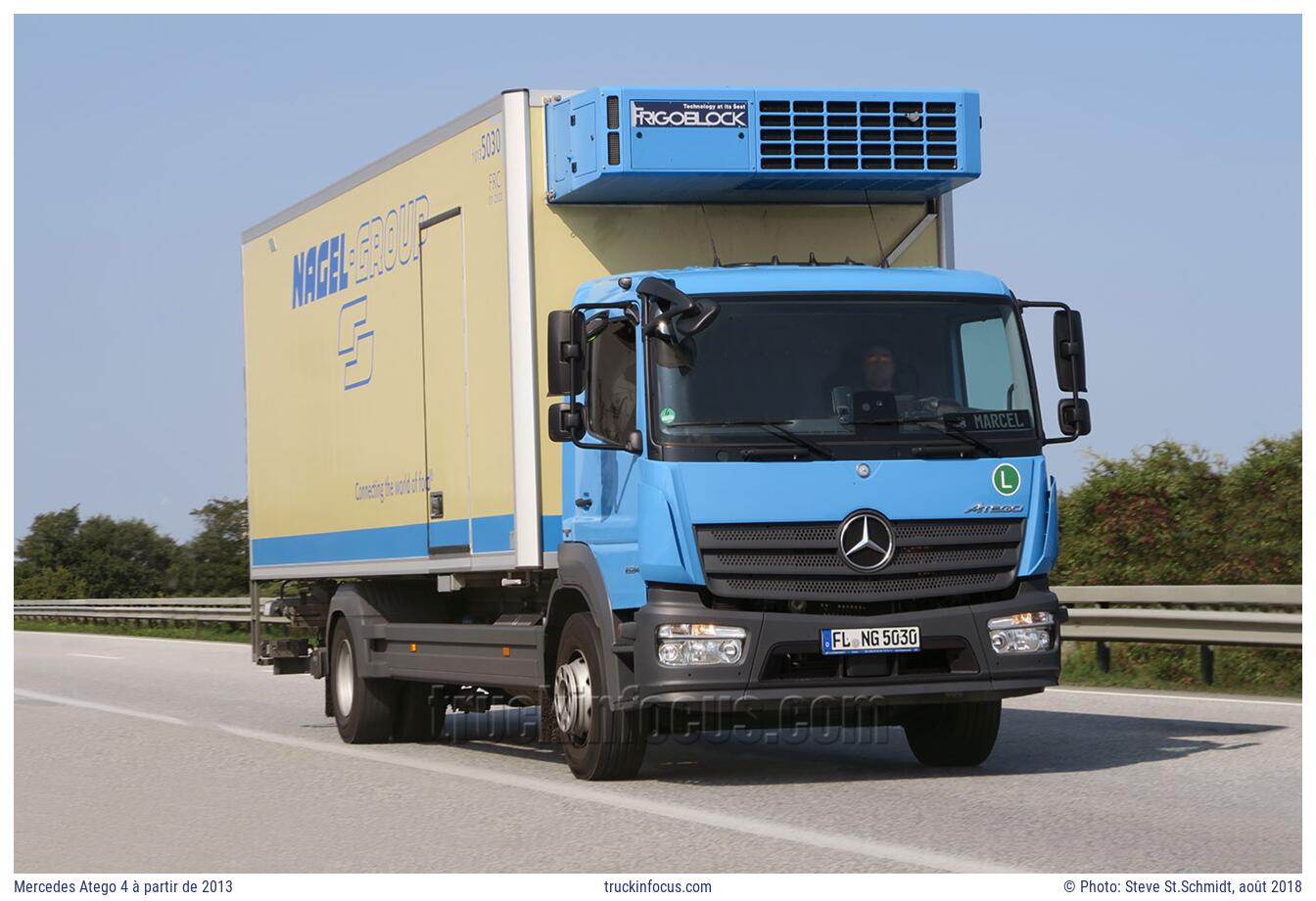 Mercedes Atego 4 à partir de 2013 Photo août 2018