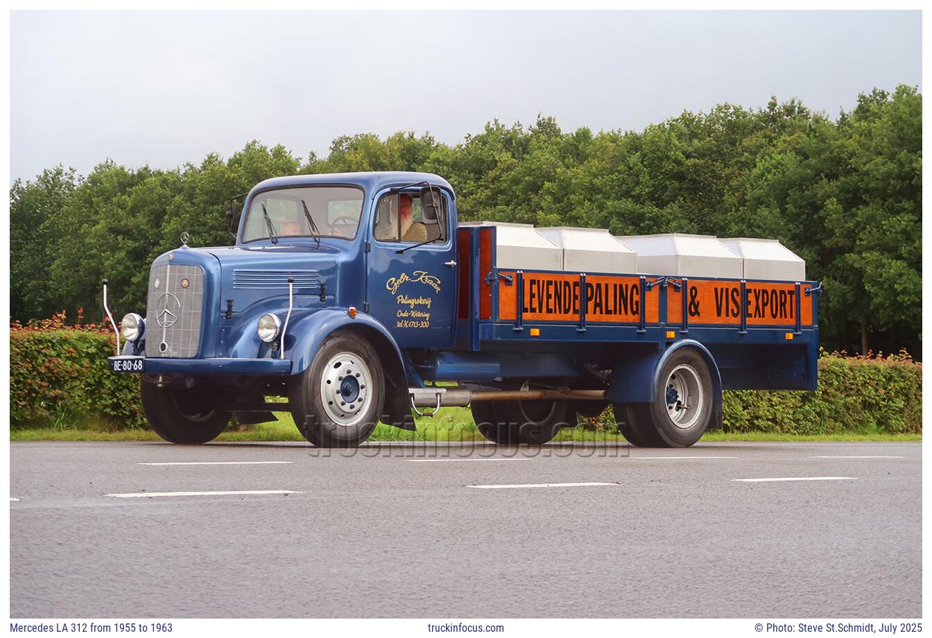 Mercedes LA 312 from 1955 to 1963 Photo July 2025