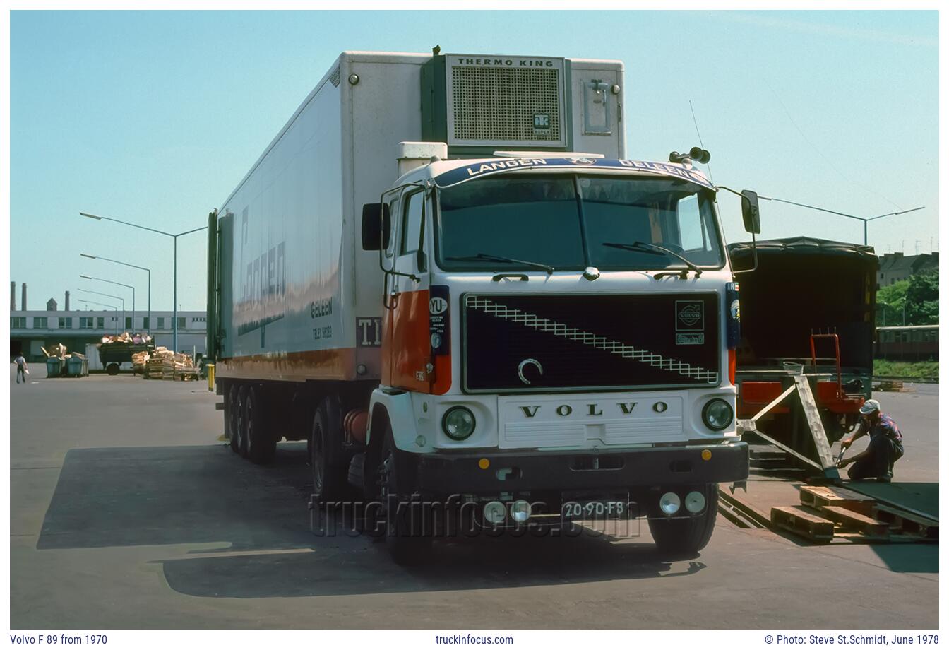 Volvo F 89 from 1970 Photo June 1978