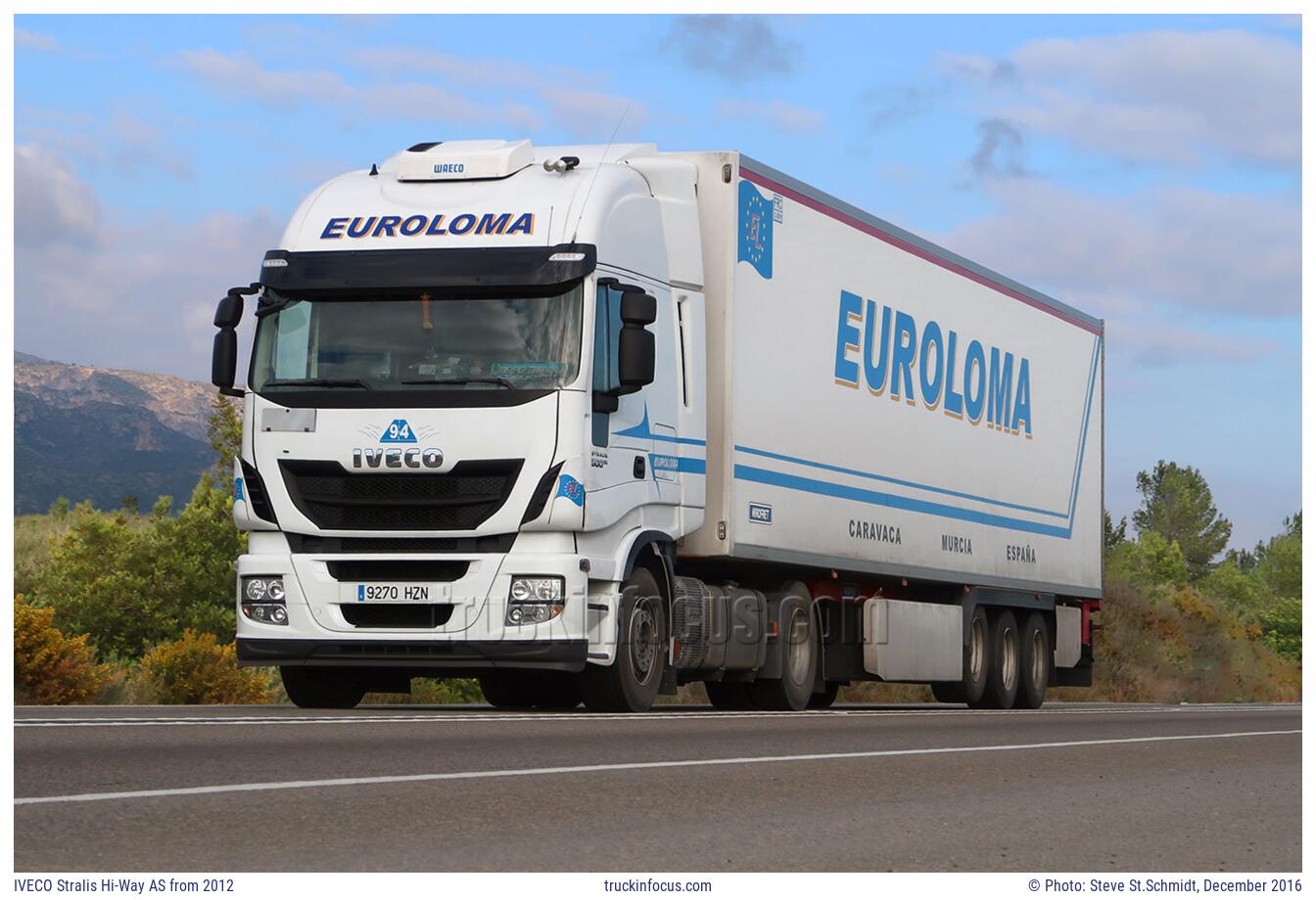 IVECO Stralis Hi-Way AS from 2012 Photo December 2016