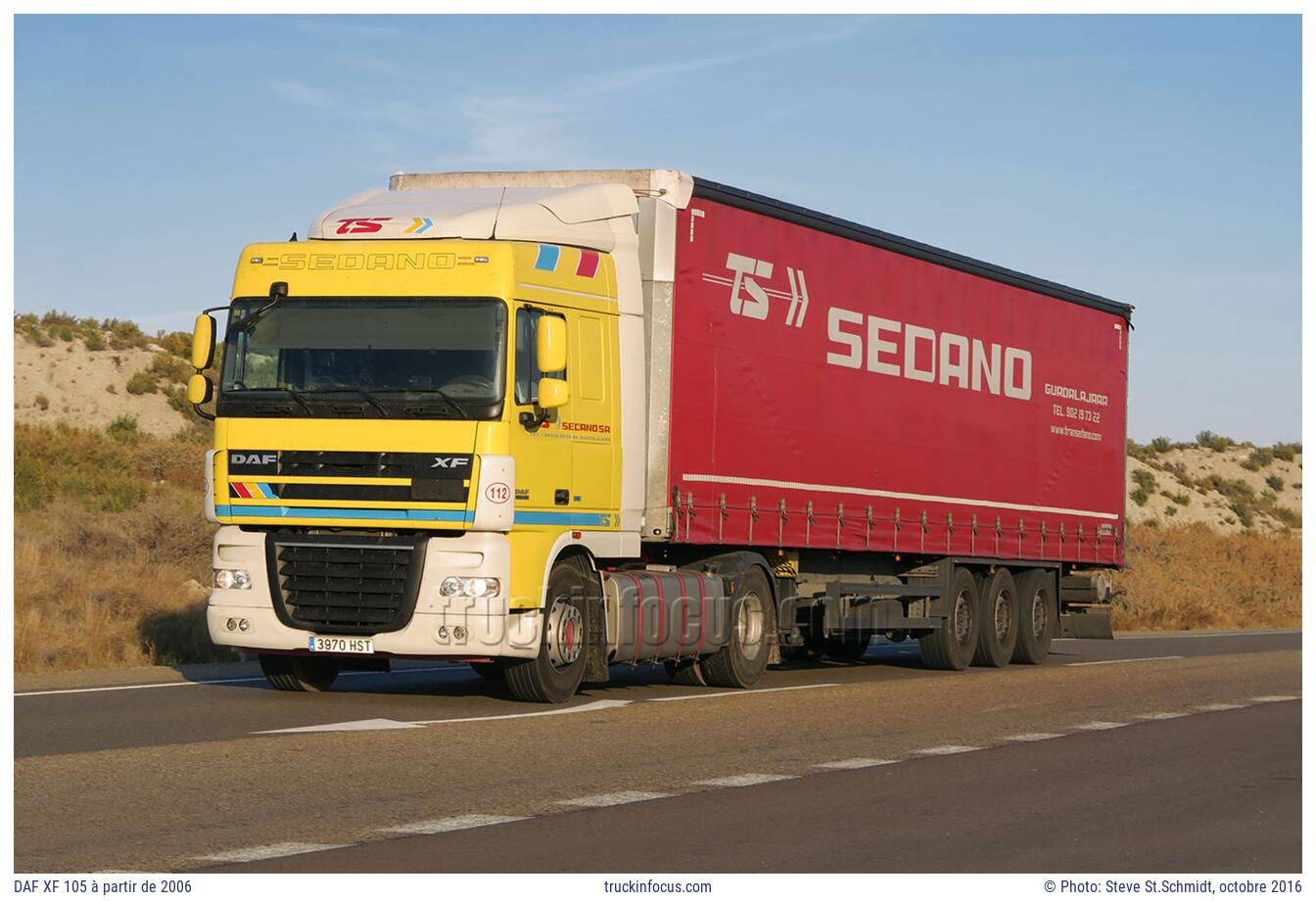 DAF XF 105 à partir de 2006 Photo octobre 2016