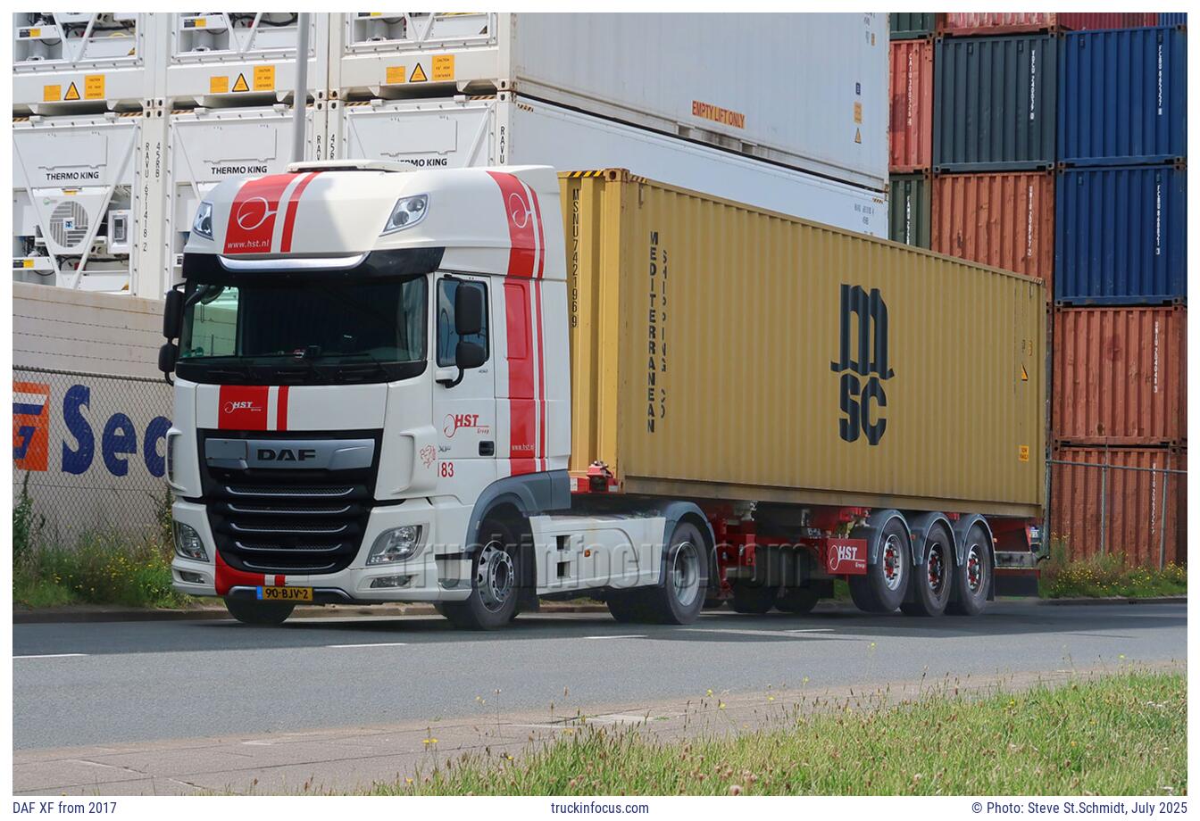 DAF XF from 2017 Photo July 2025