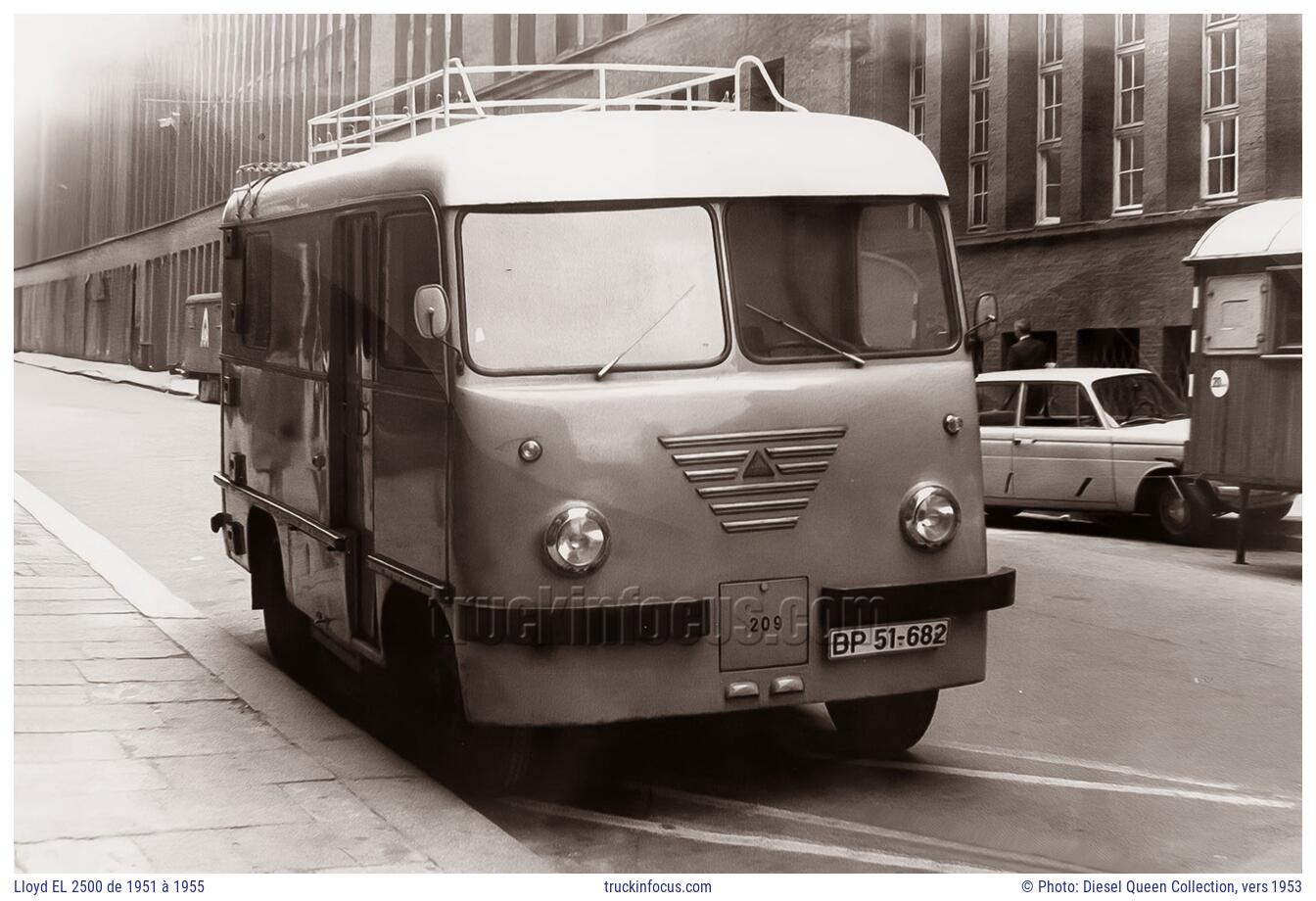 Lloyd EL 2500 de 1951 à 1955 Photo vers 1953