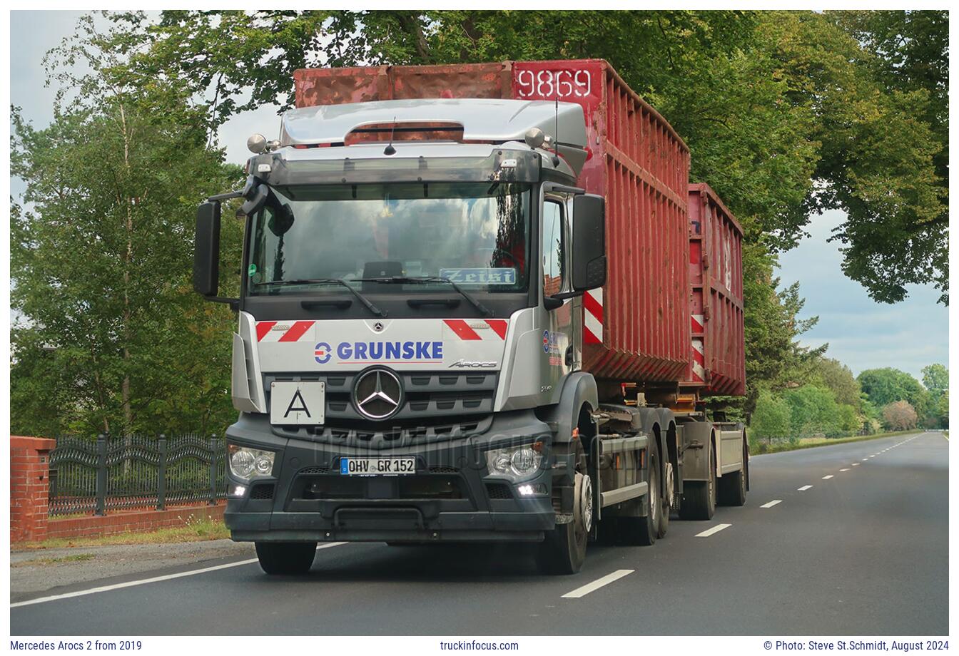 Mercedes Arocs 2 from 2019 Photo August 2024