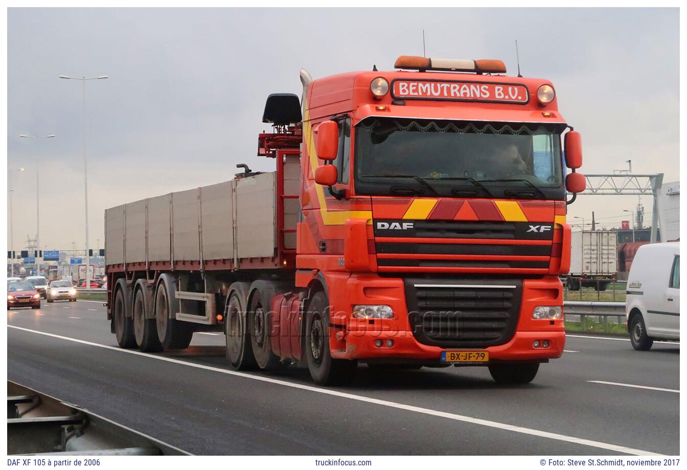 DAF XF 105 à partir de 2006 Foto noviembre 2017