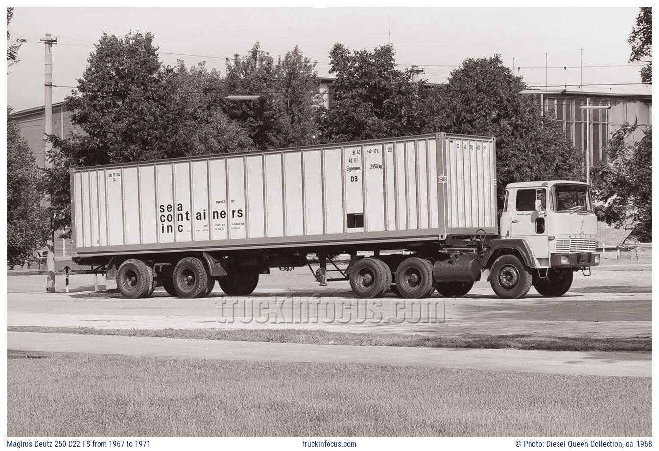 Magirus-Deutz 250 D22 FS from 1967 to 1971 Photo ca. 1968