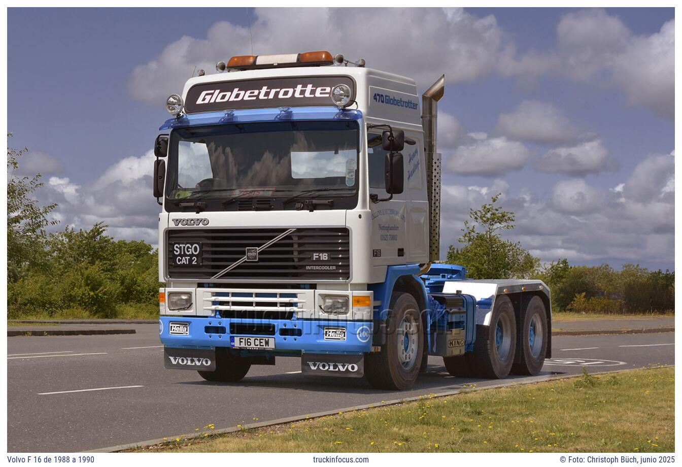 Volvo F 16 de 1988 a 1990 Foto junio 2025