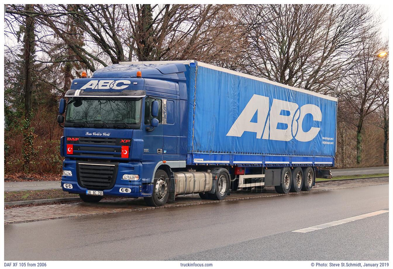 DAF XF 105 from 2006 Photo January 2019