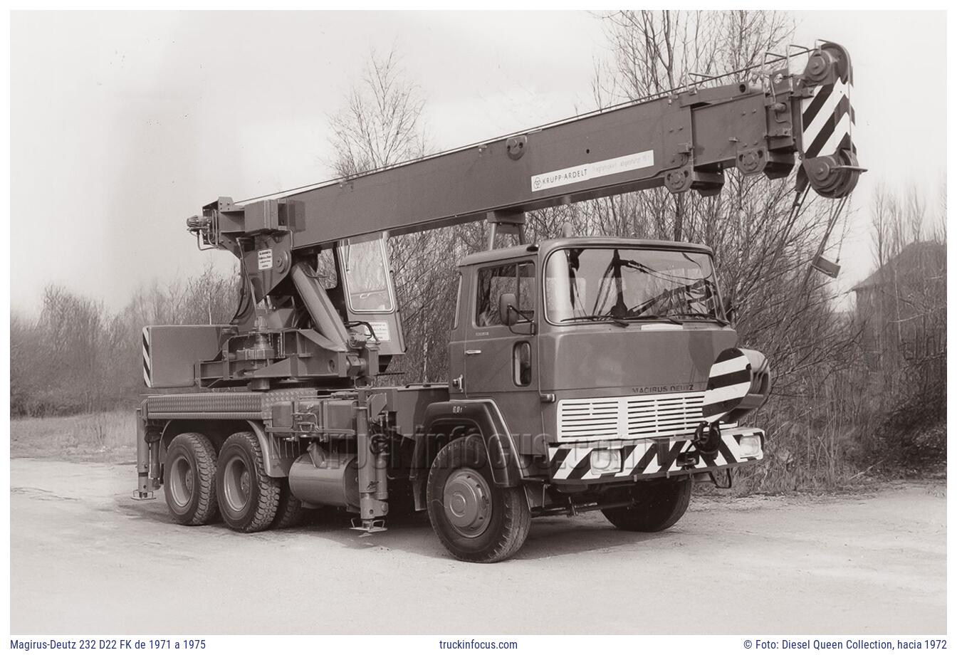 Magirus-Deutz 232 D22 FK de 1971 a 1975 Foto hacia 1972