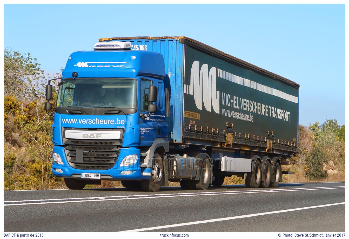 DAF CF à partir de 2013 Photo janvier 2017