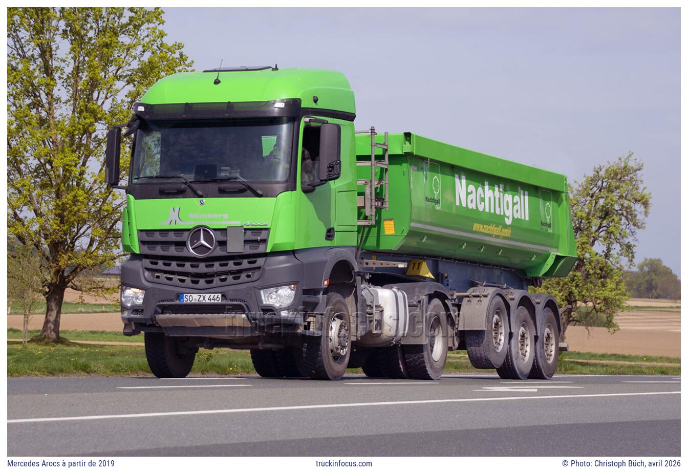 Mercedes Arocs à partir de 2019 Photo avril 2026