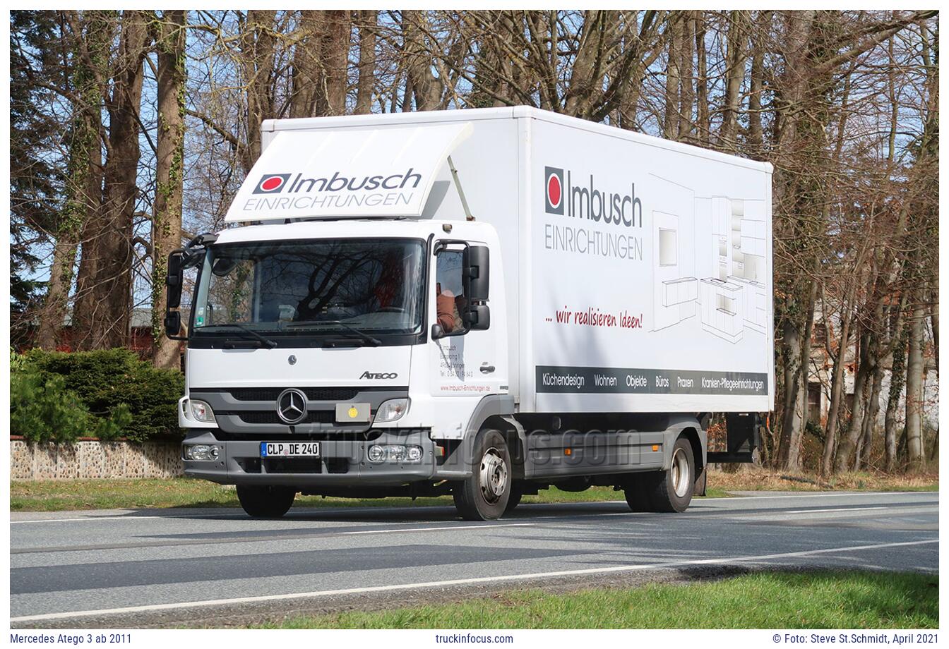 Mercedes Atego 3 ab 2011 Foto April 2021