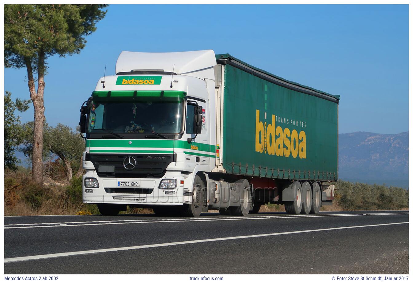 Mercedes Actros 2 ab 2002 Foto Januar 2017