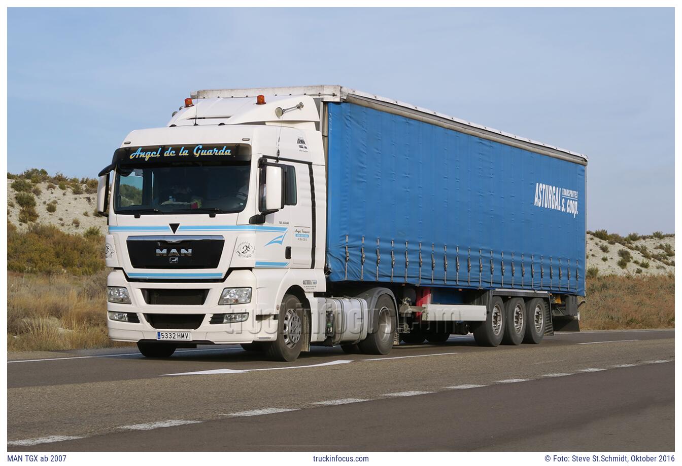 MAN TGX ab 2007 Foto Oktober 2016