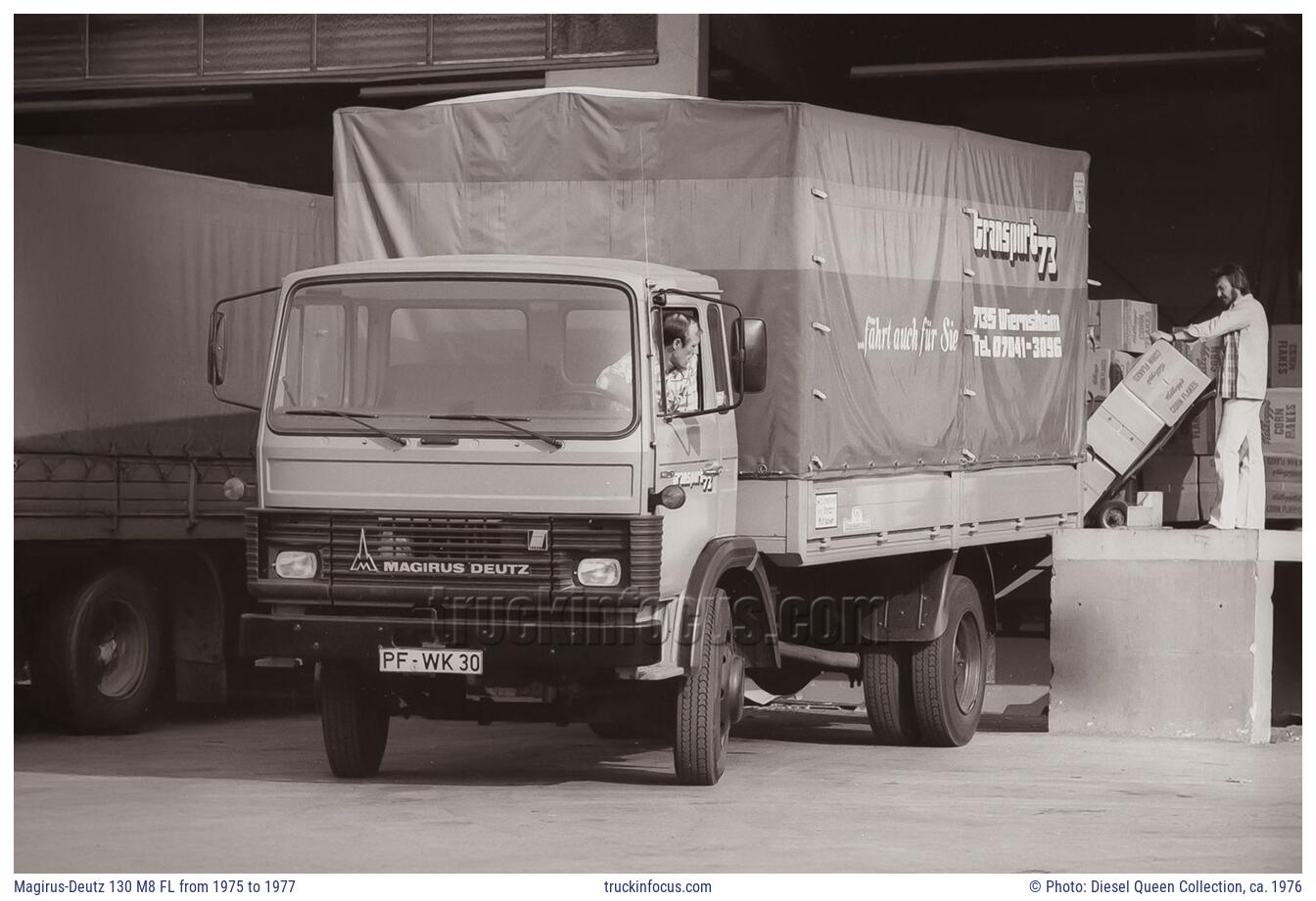 Magirus-Deutz 130 M8 FL from 1975 to 1977 Photo ca. 1976