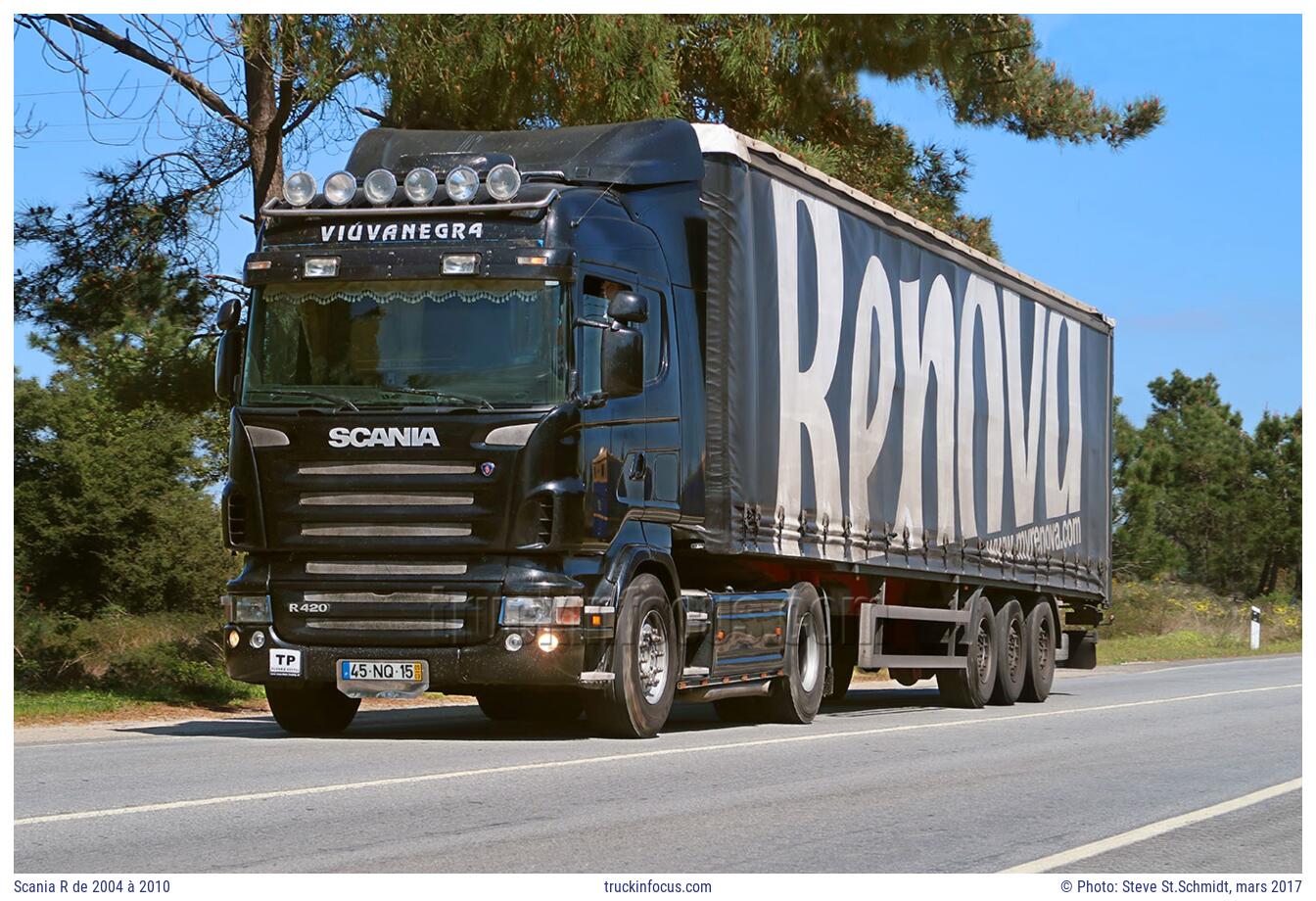 Scania R de 2004 à 2010 Photo mars 2017