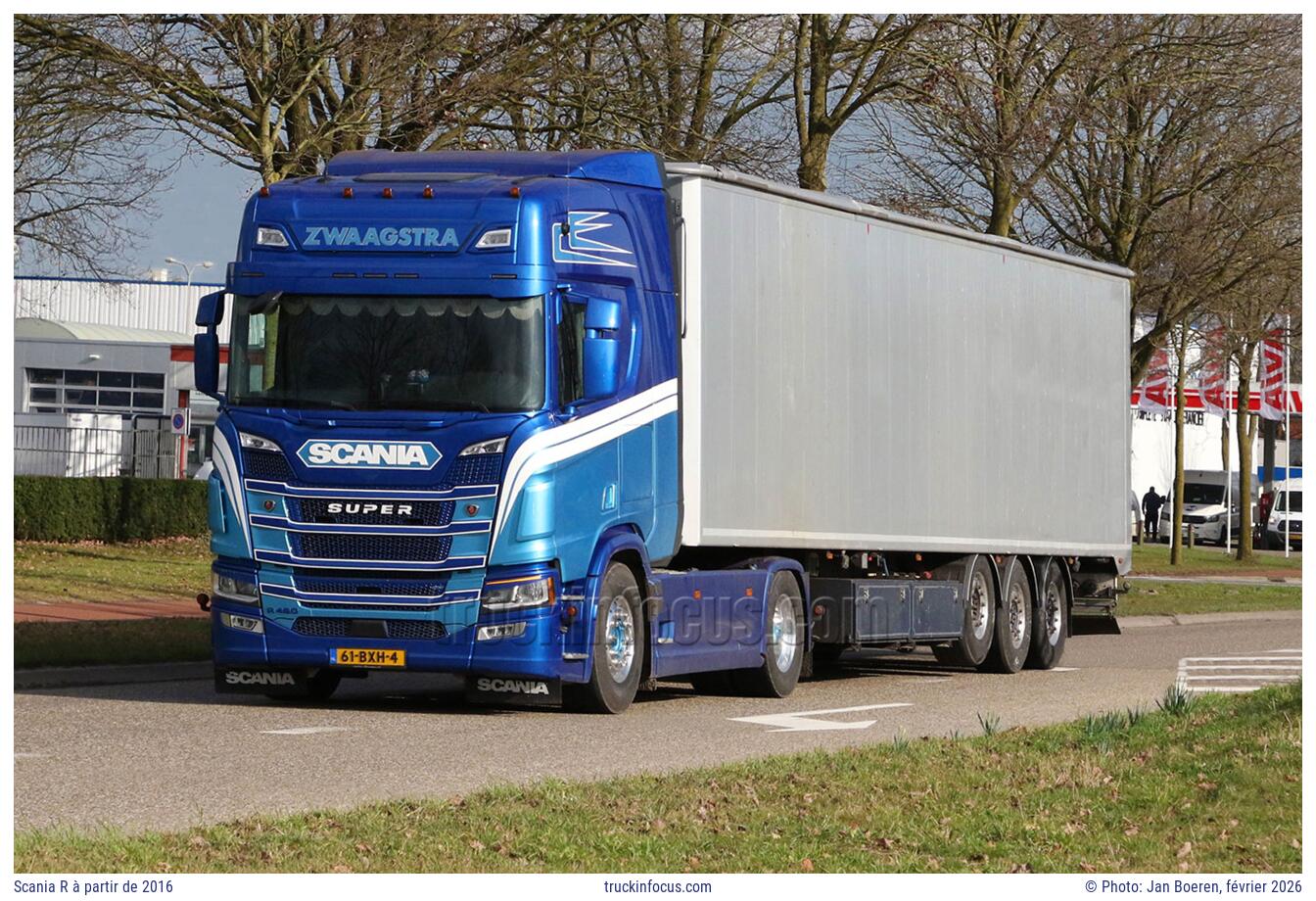 Scania R à partir de 2016 Photo février 2026