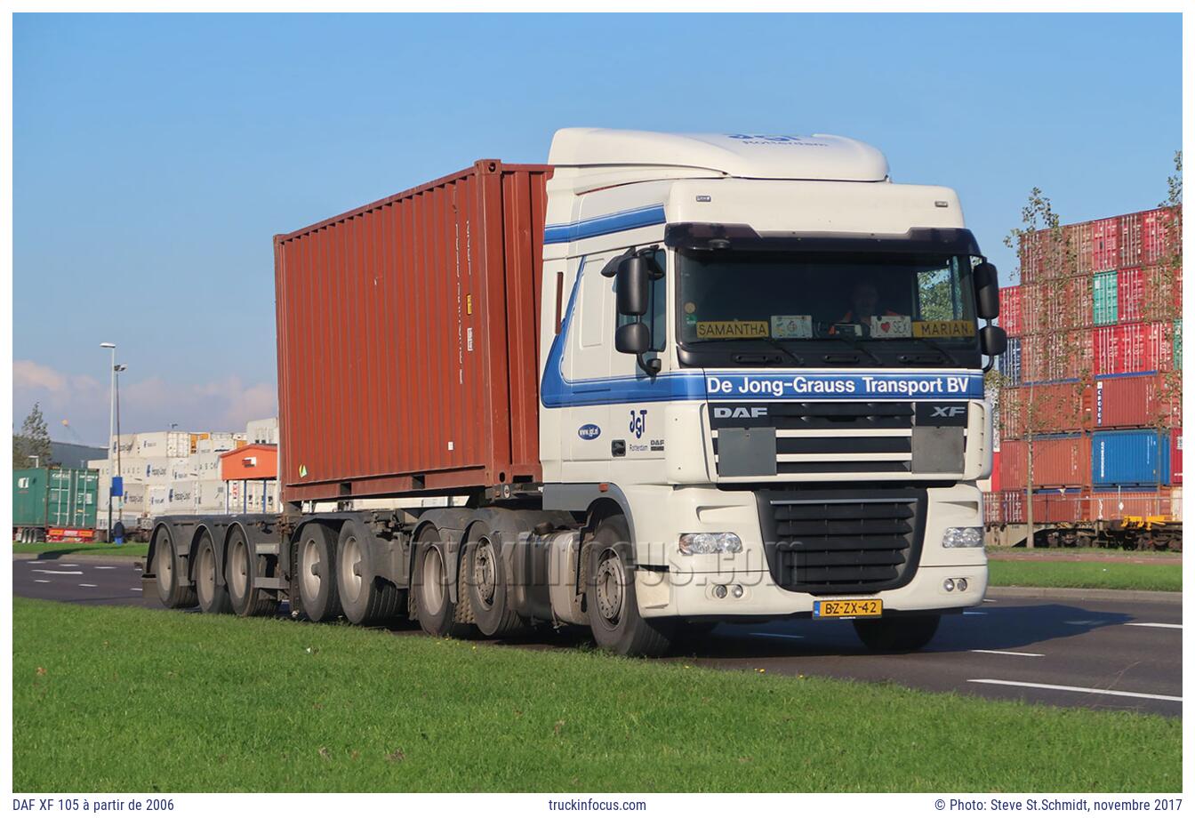 DAF XF 105 à partir de 2006 Photo novembre 2017