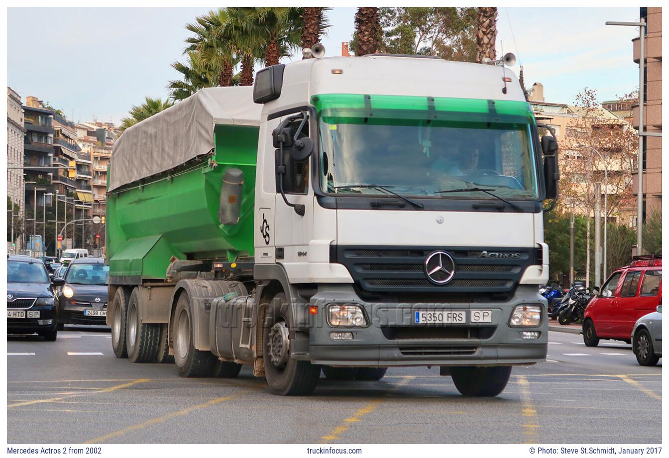 Mercedes Actros 2 from 2002 Photo January 2017