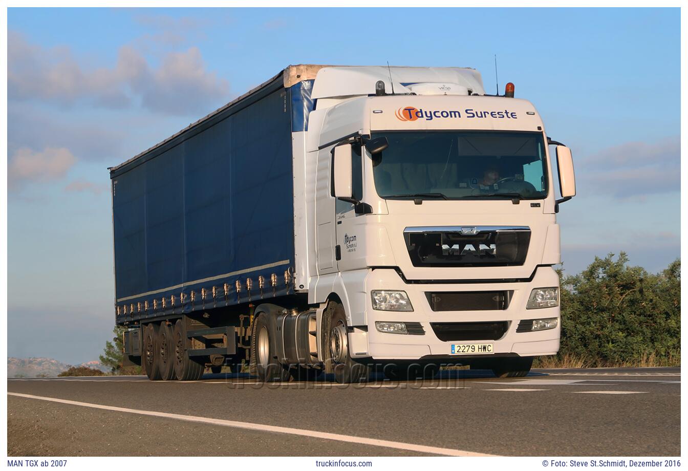 MAN TGX ab 2007 Foto Dezember 2016