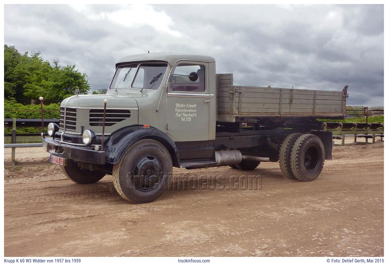 Krupp K 60 W3 Widder von 1957 bis 1959 Foto Mai 2015