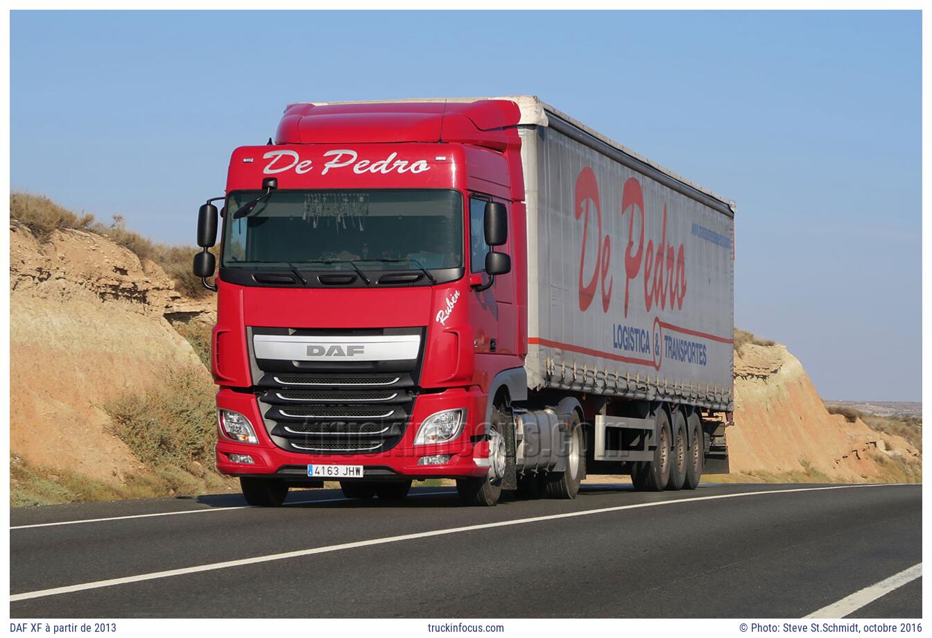 DAF XF à partir de 2013 Photo octobre 2016